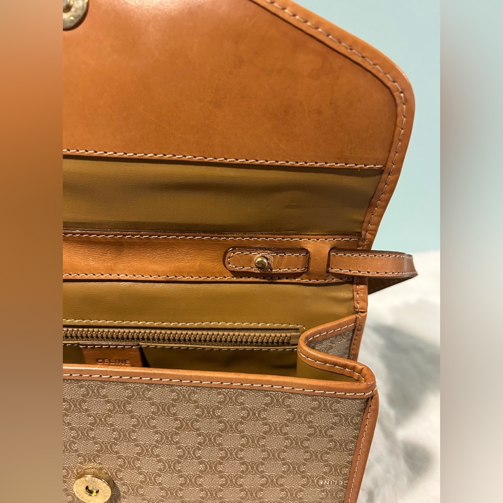 Celine Crossbody Bag with Leather Trim. Great conditon! - Picture 10 of 14